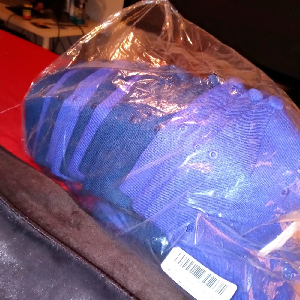 Customer baseball caps (varies colors)